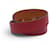Hermès NEW HERMES DRAG DOUBLE WRAP BRACELET SIZE 2 15.5CM IN EPSOM LEATHER BANGLE Red  - view 3