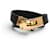 Hermès HERMES KELLY DOUBLE TOUR BRACELET H068438CC89T3 16CM BLACK AND GOLD LEATHER BANGLE  - view 1