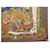 Hermès VINTAGE HERMES L'ATLANTIDE ANNIE FAIVRE CARRÉ 90 SEIDE BRAUN SCHAL  - Ansicht 4