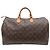 BORSA LOUIS VUITTON SPEEDY 40 IN TELA MONOGRAM M41522 Marrone - vista 2
