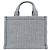 Cabas Céline NUOVA BORSA CELINE THAIS SMALL TOTE BAG 199162FU5 CANVAS Blu navy - vista 2