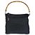Borsa a mano Gucci Bamboo Nylon Nera Nero