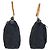 Borsa a mano Gucci Bamboo Nylon Nera Nero - vista 7