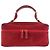 Borsa Vanity Gucci in scamosciato con Horsebit Rosso