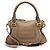 Chloé Borsa Marcie Medium in pelle di vitello Chloe Marrone Beige
