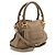 Chloé Borsa Marcie Medium in pelle di vitello Chloe Marrone Beige - vista 2