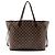 Louis Vuitton Damier Ebene Neverfull GM Tote Marrone - vista 3
