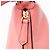Pequena bolsa hobo de couro Fendi Fendigraphy Rosa - vista 9