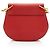 Piccola borsa a tracolla Drew in agnello Chloé Rosso - vista 3