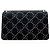 Borsa a tracolla Gucci GG Velvet Crystal Dionysus Medium E/W Nero - vista 3