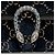 Borsa a tracolla Gucci GG Velvet Crystal Dionysus Medium E/W Nero - vista 9