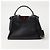 Fendi Borsa a tracolla tote Regular Peekaboo Blu - vista 4