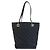 Borsa Tote Gucci in tela GG nera e pelle Nero - vista 2