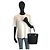 Borsa Tote Gucci in tela GG nera e pelle Nero - vista 6