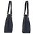 Borsa Tote Gucci in tela GG nera e pelle Nero - vista 7