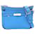Hermès Borsa Hermes Jypsiere 28 Blue Clemence Pelle Vitello simile a un vitello