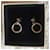 Orecchini a cerchio Chanel Coco Logo argento  - vista 8