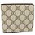Portafoglio Gucci The Hacker Project in tela PVC Limited Beige Marrone scuro