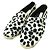 Autre Marque Sciuscia TRAGARA DALMATIAN Samt Schuhe Schwarz Weiß