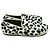 Autre Marque Sciuscia TRAGARA DALMATIAN Samt Schuhe Schwarz Weiß - Ansicht 3