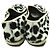 Autre Marque Sciuscia TRAGARA DALMATIAN Samt Schuhe Schwarz Weiß - Ansicht 4