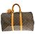 Borsa Keepall Louis Vuitton in tela Monogram 45 Marrone