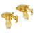 Chanel CC Logo Perlen-Clip-Ohrringe Golden  - Ansicht 4