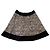 Falda de tweed blanco y negro Sandro