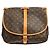 Louis Vuitton Saumur Monogram Canvas 35 Marrone - vista 2