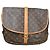 Louis Vuitton Saumur Monogram Canvas 35 Marrone - vista 2