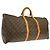 Borsa Keepall Louis Vuitton Monogram Canvas 60 Marrone - vista 2