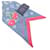 Sciarpa Louis Vuitton Monogram Cherry Bandeau BB Blu  - vista 2