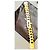 Bracciale a maglia curb Saint Laurent dorato D'oro - vista 7
