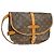 Borsa Louis Vuitton Saumur in Tela Monogram 30 Marrone - vista 2