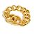 Timeless Chanel 1995 Bracciale Maxi CC Turnlock Catena Dorata D'oro - vista 2