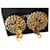 Orecchini a clip Chanel placcati oro cabochon bianco D'oro  - vista 3