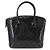 Borsa Louis Vuitton Lockit PM Monogram Vernis Nero