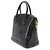 Borsa Louis Vuitton Lockit PM Monogram Vernis Nero - vista 3