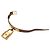 Orologio Hermès Kelly Oro e Marrone Acciaio Inossidabile - vista 5