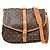 Louis Vuitton Saumur Monogram Canvas 35 Marrone