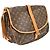 Louis Vuitton Saumur Monogram Canvas 35 Marrone - vista 2