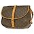 Louis Vuitton Saumur Monogram Canvas 35 Marrone - vista 2