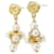 Orecchini Chanel ABH297 Bianco D'oro - vista 2