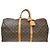 Keepall Tasche Louis Vuitton Monogram Canvas 55 Braun
