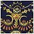 Hermès Hermes Carré 90 Seta multicolore 90 x 90 Blu navy - vista 6