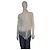 Issey Miyake Pleats Please Camicetta Cardigan con Volant Bianca Bianco