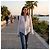 Issey Miyake Pleats Please Camicetta Cardigan con Volant Bianca Bianco - vista 2