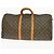 Louis Vuitton Keepall Bandouliere Monogram Canvas 55 Marrone - vista 2