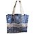 Borsa Dior Riviera in tela Toile de Jouy - Blu Bianco