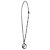 Collana Christian Dior Logo Argentata Argento - vista 4